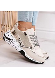 Women Spring Autumn Thick Sole Sneakers Woman Height Increasing Shoes Platform Sneakers Big Size 35-43 Female Sneakers