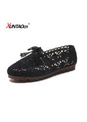 New women shoes fisherman shoes woman mesh breathable flat soft bottom women peas shoes female shoes flat shoes