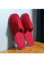 Disposable slippers non-slip thick slippers comfortable home travel portable thin bottom slippers zapatos mujer zapatillas casa