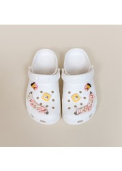 Amy and Michael 2022 Summer Designers Trendy Garden Clogs Women Waterproof Shoes Beautiful Girl Students DIY White Fashion Slippers