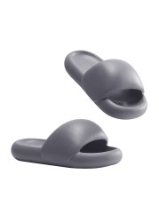 2022 Women's EVA Thick Bottom Anti-slip Home Bathroom Shoes Bath Slides Summer Shoes Platform Sandals