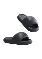 2022 Women's EVA Thick Bottom Anti-slip Home Bathroom Shoes Bath Slides Summer Shoes Platform Sandals