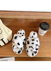 Women Shoes Soft Short Plush Different Styles Comfortable Women Slippers Open Toe Indoor Women's Shoes Furry Luxury Home Slippers