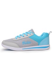 Sneakers Woman Spring Summer For Flat Mesh Basket Light Breathable Lace Up Casual Shoes Zapatillas Mujer