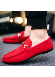 Fashion summer style soft casual shoes men shoes high quality shoes men flat shoes casual shoes Gommino driving shoes