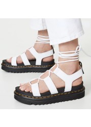 Women Platform Sandals Chunky Heels Fashion Fisherman Sandal Genuine Leather Wedges Shoes For Women Summer Ladies Open Toe Shoes