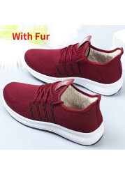 Winter Sneakers For Women Running Shoes Outdoor Brand Sneakers Mesh Breathable Light Sneaker Lace-up Shoes Woman Gym Trainers