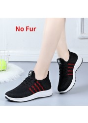 Winter Sneakers For Women Running Shoes Outdoor Brand Sneakers Mesh Breathable Light Sneaker Lace-up Shoes Woman Gym Trainers