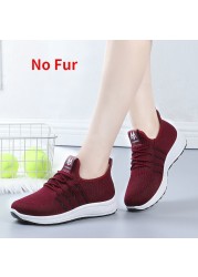 Winter Sneakers For Women Running Shoes Outdoor Brand Sneakers Mesh Breathable Light Sneaker Lace-up Shoes Woman Gym Trainers