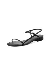 VENTACT Size 34-43 Women Flat Sandals Buckle Women Summer Shoes Fashion Simple Holiday Daily Sandals Women's Shoes