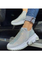 LuasTuas New Size 36-43 Woman Sneakers Shiny Chunky Ins Spring Ladies Shoes Fashion Chunky Holiday Footwear Female Footwear