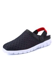 Unisex Summer Mesh Sandal Lightweight Breathable Outdoor Sneaker Slip-on Sneaker Beach Moccasin Shoe