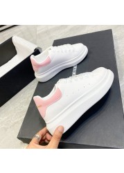 2021 white shoes spring autumn women thick-soled height increasing fashion casual shoes women running shoes ladies sneakers