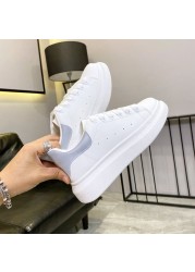 2021 white shoes spring autumn women thick-soled height increasing fashion casual shoes women running shoes ladies sneakers