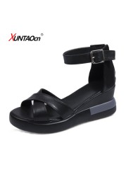 New Women Wedges Sandals Summer Mixed Colors Platform Sandals Casual Shoes Women High Heels Sandalias Mujer