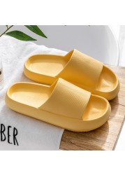 2022 Cloud Sandals Home Slippers Summers Thick Platform Womens Indoor Bathroom Anti-slip Slides Ladies Men's Shoes Dropshipping