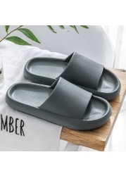 2022 Cloud Sandals Home Slippers Summers Thick Platform Womens Indoor Bathroom Anti-slip Slides Ladies Men's Shoes Dropshipping