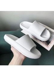 2022 Cloud Sandals Home Slippers Summers Thick Platform Womens Indoor Bathroom Anti-slip Slides Ladies Men's Shoes Dropshipping