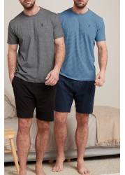 Pyjama Sets 2 Pack Shorts