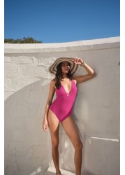 Cut-Out Plunge Swimsuit