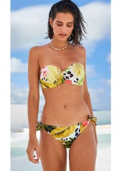 Shape and Tummy Control Bikini Top Padded Bandeau Top