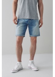 Denim Shorts Straight Fit