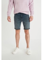 Denim Shorts Straight Fit