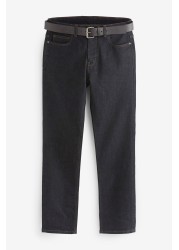 Belted Jeans Slim Fit