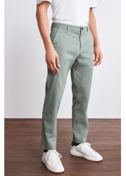 Stretch Chino Trousers Straight Fit