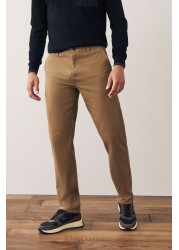 Stretch Chino Trousers Straight Fit