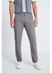 Stretch Chino Trousers Straight Fit