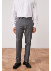 Machine Washable Plain Front Trousers Slim Fit