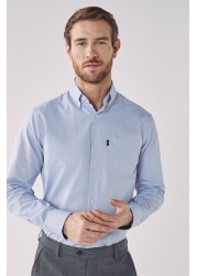 Easy Iron Button Down Oxford Shirt Regular Fit Single Cuff