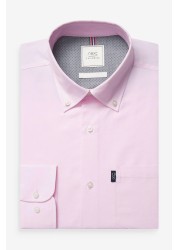 Easy Iron Button Down Oxford Shirt Slim Fit Single Cuff