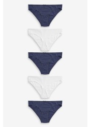 Cotton Knickers 5 Pack Bikini