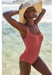 Savannah Miller x Next Tummy Control Rib Swimsuit