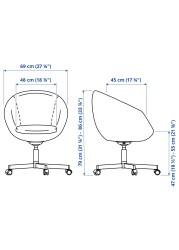 SKRUVSTA Swivel chair