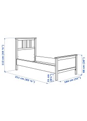 HEMNES Bed frame