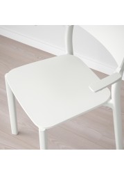 JANINGE Chair with armrests