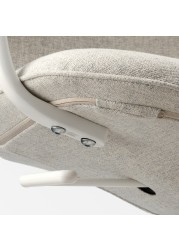 LÅNGFJÄLL Office chair with armrests