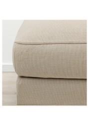 GRÖNLID Footstool with storage