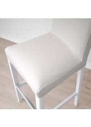 BERGMUND Bar stool with backrest