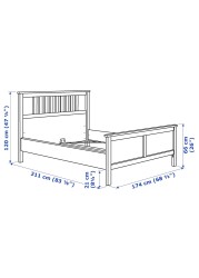 HEMNES Bed frame