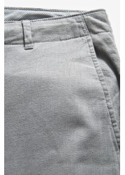 Drawstring Linen Blend Trousers