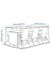 TOSTERÖ Cover for furniture set