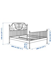 LEIRVIK Bed frame