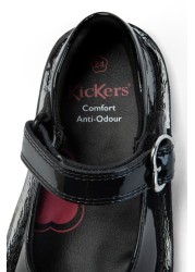 Kickers Adlar Heart Mary-Jane Patent Leather Shoes