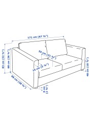 VIMLE 2-seat sofa