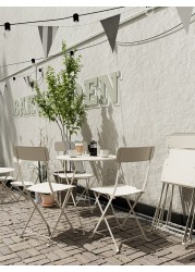 SALTHOLMEN Table+2 folding chairs, outdoor