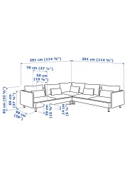 SÖDERHAMN Corner sofa, 6-seat